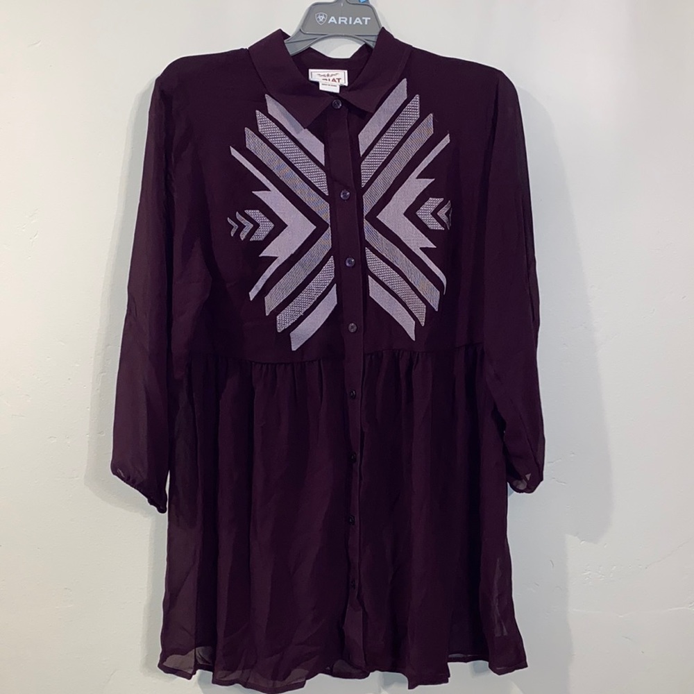 Ariat Purple Awakening Tunic